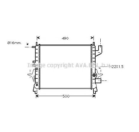 Radiator, racire motor PRASCO RTA2262</br>Piesa auto pentru Radiator racire apa/ ulei Radiator, racire motor PRASCO RTA2262</br>Piesa auto pentru Radiator racire apa/ ulei