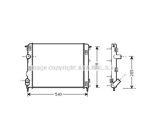 Radiator, racire motor PRASCO RTA2269</br>Piesa auto pentru Radiator racire apa/ ulei Radiator, racire motor PRASCO RTA2269</br>Piesa auto pentru Radiator racire apa/ ulei