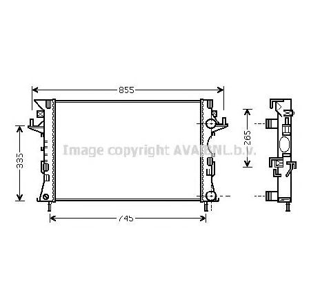 Radiator, racire motor PRASCO RTA2290</br>Piesa auto pentru Radiator racire apa/ ulei Radiator, racire motor PRASCO RTA2290</br>Piesa auto pentru Radiator racire apa/ ulei