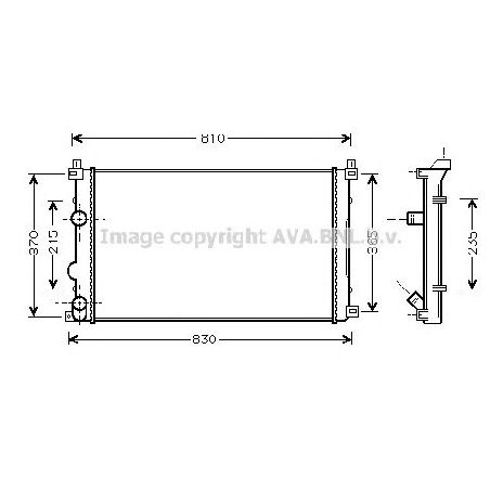 Radiator, racire motor PRASCO RTA2322</br>Piesa auto pentru Radiator racire apa/ ulei Radiator, racire motor PRASCO RTA2322</br>Piesa auto pentru Radiator racire apa/ ulei