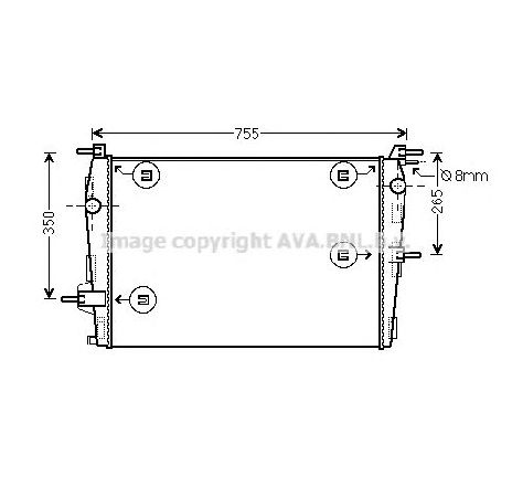 Radiator, racire motor PRASCO RTA2573</br>Piesa auto pentru Radiator racire apa/ ulei Radiator, racire motor PRASCO RTA2573</br>Piesa auto pentru Radiator racire apa/ ulei