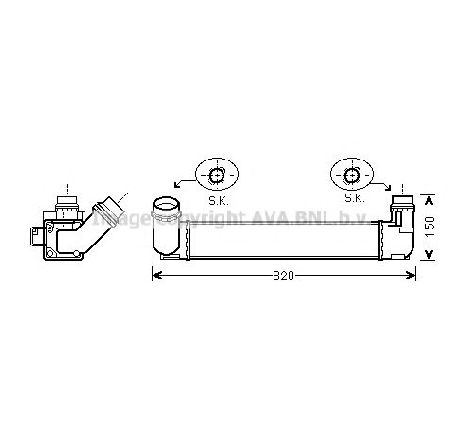 Intercooler, compresor PRASCO RTA4412</br>Piesa auto pentru Turbocompressor Intercooler, compresor PRASCO RTA4412</br>Piesa auto pentru Turbocompressor