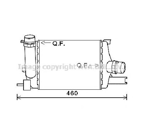 Intercooler, compresor PRASCO RTA4602</br>Piesa auto pentru Turbocompressor Intercooler, compresor PRASCO RTA4602</br>Piesa auto pentru Turbocompressor