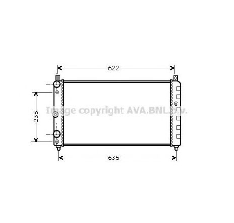 Radiator, racire motor PRASCO SAA2003</br>Piesa auto pentru Radiator racire apa/ ulei Radiator, racire motor PRASCO SAA2003</br>Piesa auto pentru Radiator racire apa/ ulei