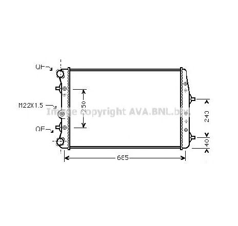 Radiator, racire motor PRASCO SAA2010</br>Piesa auto pentru Radiator racire apa/ ulei Radiator, racire motor PRASCO SAA2010</br>Piesa auto pentru Radiator racire apa/ ulei