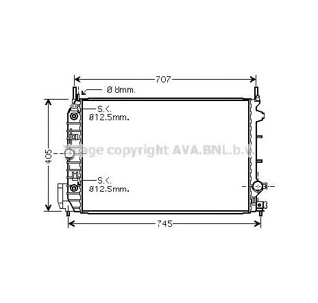 Radiator, racire motor PRASCO SB2064</br>Piesa auto pentru Radiator racire apa/ ulei Radiator, racire motor PRASCO SB2064</br>Piesa auto pentru Radiator racire apa/ ulei