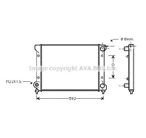Radiator, racire motor PRASCO STA2027</br>Piesa auto pentru Radiator racire apa/ ulei Radiator, racire motor PRASCO STA2027</br>Piesa auto pentru Radiator racire apa/ ulei