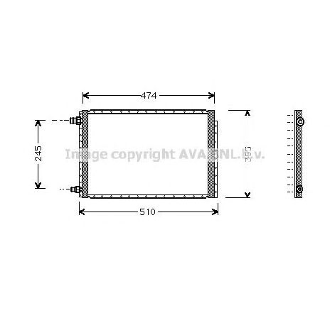 Condensator, climatizare PRASCO SZ5043</br>Piesa auto pentru Sistem de aer conditionat Condensator, climatizare PRASCO SZ5043</br>Piesa auto pentru Sistem de aer conditionat