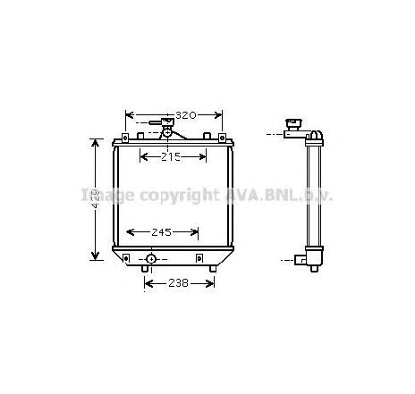 Radiator, racire motor PRASCO SZA2064</br>Piesa auto pentru Radiator racire apa/ ulei Radiator, racire motor PRASCO SZA2064</br>Piesa auto pentru Radiator racire apa/ ulei