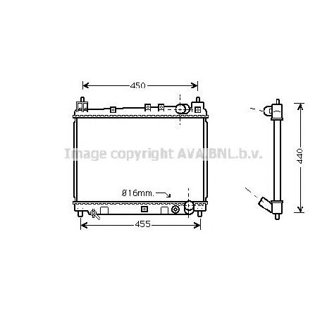 Radiator, racire motor PRASCO TO2258</br>Piesa auto pentru Radiator racire apa/ ulei Radiator, racire motor PRASCO TO2258</br>Piesa auto pentru Radiator racire apa/ ulei