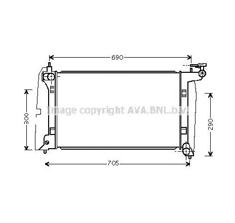 Radiator, racire motor PRASCO TO2302</br>Piesa auto pentru Radiator racire apa/ ulei Radiator, racire motor PRASCO TO2302</br>Piesa auto pentru Radiator racire apa/ ulei
