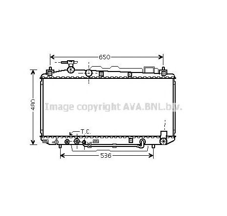 Radiator, racire motor PRASCO TO2307</br>Piesa auto pentru Radiator racire apa/ ulei Radiator, racire motor PRASCO TO2307</br>Piesa auto pentru Radiator racire apa/ ulei