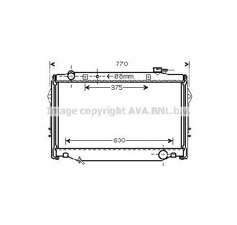Radiator, racire motor PRASCO TO2375</br>Piesa auto pentru Radiator racire apa/ ulei Radiator, racire motor PRASCO TO2375</br>Piesa auto pentru Radiator racire apa/ ulei