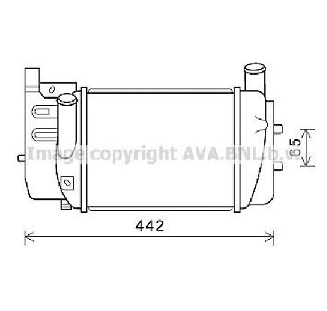 Intercooler, compresor PRASCO TO4645</br>Piesa auto pentru Turbocompressor Intercooler, compresor PRASCO TO4645</br>Piesa auto pentru Turbocompressor
