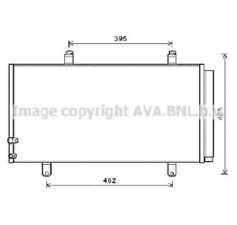 Condensator, climatizare PRASCO TO5696D</br>Piesa auto pentru Sistem de aer conditionat Condensator, climatizare PRASCO TO5696D</br>Piesa auto pentru Sistem de aer conditionat