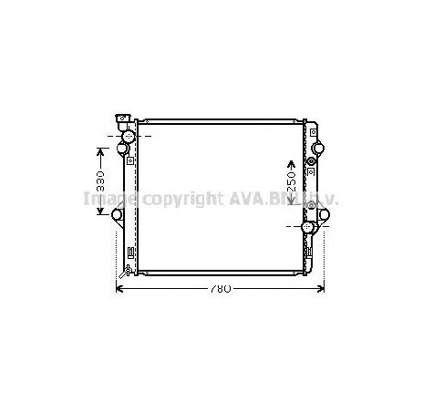 Radiator, racire motor PRASCO TOA2478</br>Piesa auto pentru Radiator racire apa/ ulei Radiator, racire motor PRASCO TOA2478</br>Piesa auto pentru Radiator racire apa/ ulei