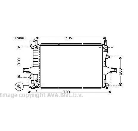 Radiator, racire motor PRASCO VO2117</br>Piesa auto pentru Radiator racire apa/ ulei Radiator, racire motor PRASCO VO2117</br>Piesa auto pentru Radiator racire apa/ ulei
