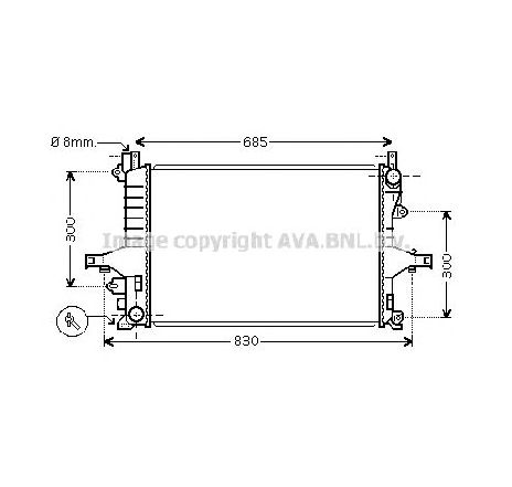 Radiator, racire motor PRASCO VOA2114</br>Piesa auto pentru Radiator racire apa/ ulei Radiator, racire motor PRASCO VOA2114</br>Piesa auto pentru Radiator racire apa/ ulei