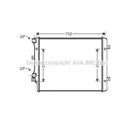 Radiator, racire motor PRASCO VW2207</br>Piesa auto pentru Radiator racire apa/ ulei Radiator, racire motor PRASCO VW2207</br>Piesa auto pentru Radiator racire apa/ ulei
