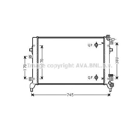 Radiator, racire motor PRASCO VW2326</br>Piesa auto pentru Radiator racire apa/ ulei Radiator, racire motor PRASCO VW2326</br>Piesa auto pentru Radiator racire apa/ ulei