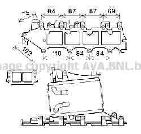 Intercooler, compresor PRASCO VW4357</br>Piesa auto pentru Turbocompressor Intercooler, compresor PRASCO VW4357</br>Piesa auto pentru Turbocompressor