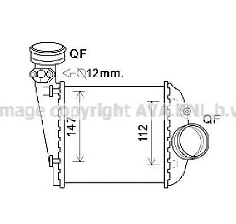 Intercooler, compresor PRASCO VW4360</br>Piesa auto pentru Turbocompressor Intercooler, compresor PRASCO VW4360</br>Piesa auto pentru Turbocompressor