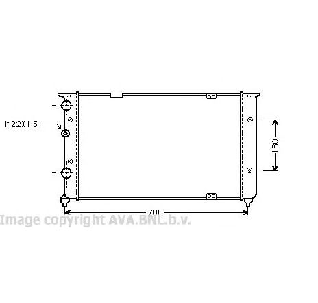 Radiator, racire motor PRASCO VWA2103</br>Piesa auto pentru Radiator racire apa/ ulei Radiator, racire motor PRASCO VWA2103</br>Piesa auto pentru Radiator racire apa/ ulei