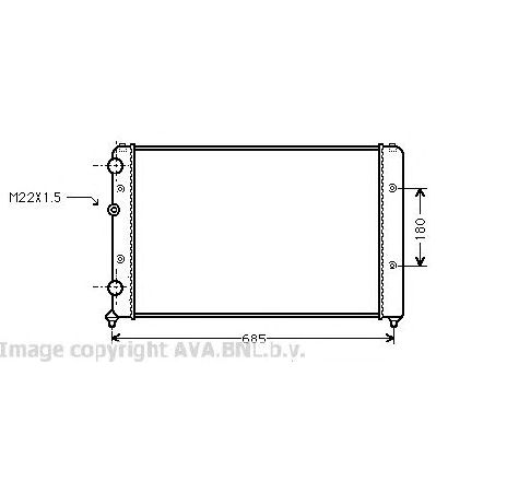 Radiator, racire motor PRASCO VWA2115</br>Piesa auto pentru Radiator racire apa/ ulei Radiator, racire motor PRASCO VWA2115</br>Piesa auto pentru Radiator racire apa/ ulei