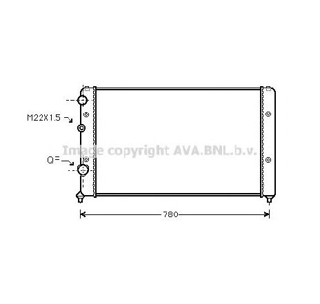 Radiator, racire motor PRASCO VWA2122</br>Piesa auto pentru Radiator racire apa/ ulei Radiator, racire motor PRASCO VWA2122</br>Piesa auto pentru Radiator racire apa/ ulei