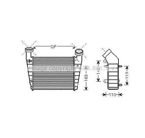 Intercooler, compresor PRASCO VWA4238</br>Piesa auto pentru Turbocompressor Intercooler, compresor PRASCO VWA4238</br>Piesa auto pentru Turbocompressor