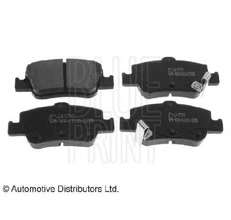 Set placute frana,frana disc BLUE PRINT ADT342173 Set placute frana,frana disc BLUE PRINT ADT342173