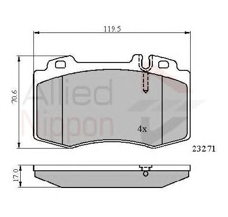 Set placute frana,frana disc COMLINE ADB01117</br>Piesa auto pentru Piese de service/ Inspectie / Intretinere Set placute frana,frana disc COMLINE ADB01117</br>Piesa auto pentru Piese de service/ Inspectie / Intretinere