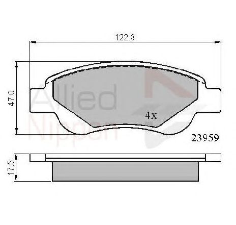 Set placute frana,frana disc COMLINE ADB01552</br>Piesa auto pentru Piese de service/ Inspectie / Intretinere Set placute frana,frana disc COMLINE ADB01552</br>Piesa auto pentru Piese de service/ Inspectie / Intretinere