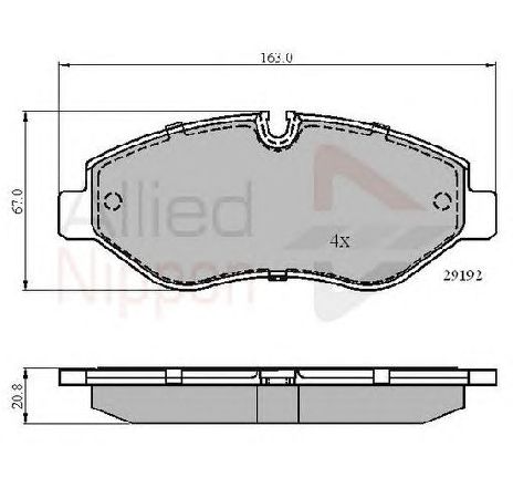 Set placute frana,frana disc COMLINE ADB01555</br>Piesa auto pentru Piese de service/ Inspectie / Intretinere Set placute frana,frana disc COMLINE ADB01555</br>Piesa auto pentru Piese de service/ Inspectie / Intretinere