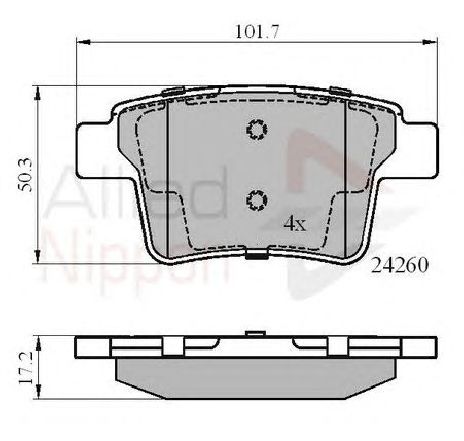 Set placute frana,frana disc COMLINE ADB01557</br>Piesa auto pentru Piese de service/ Inspectie / Intretinere Set placute frana,frana disc COMLINE ADB01557</br>Piesa auto pentru Piese de service/ Inspectie / Intretinere
