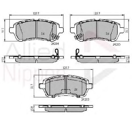 Set placute frana,frana disc COMLINE ADB31620</br>Piesa auto pentru Piese de service/ Inspectie / Intretinere Set placute frana,frana disc COMLINE ADB31620</br>Piesa auto pentru Piese de service/ Inspectie / Intretinere