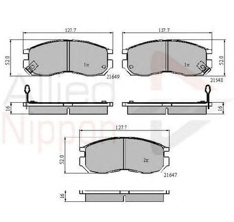 Set placute frana,frana disc COMLINE ADB3363</br>Piesa auto pentru Piese de service/ Inspectie / Intretinere Set placute frana,frana disc COMLINE ADB3363</br>Piesa auto pentru Piese de service/ Inspectie / Intretinere