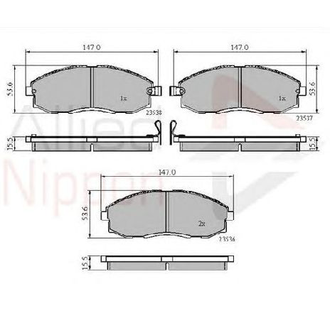 Set placute frana,frana disc COMLINE ADB3481</br>Piesa auto pentru Piese de service/ Inspectie / Intretinere Set placute frana,frana disc COMLINE ADB3481</br>Piesa auto pentru Piese de service/ Inspectie / Intretinere