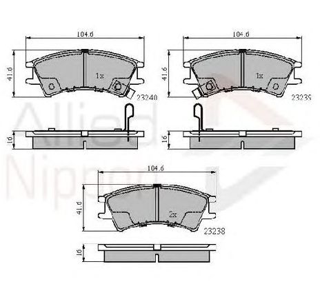 Set placute frana,frana disc COMLINE ADB3488</br>Piesa auto pentru Piese de service/ Inspectie / Intretinere Set placute frana,frana disc COMLINE ADB3488</br>Piesa auto pentru Piese de service/ Inspectie / Intretinere