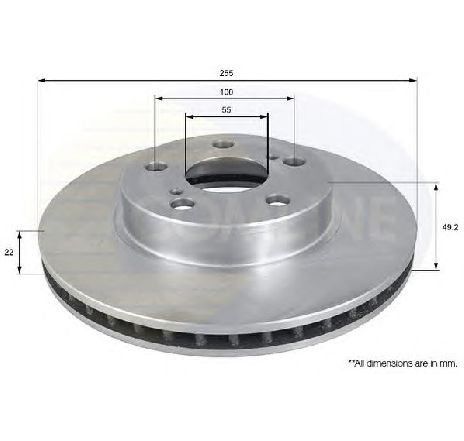 Disc frana COMLINE ADC01154V</br>Piesa auto pentru Frana disc Disc frana COMLINE ADC01154V</br>Piesa auto pentru Frana disc