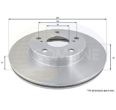 Disc frana COMLINE ADC0170V</br>Piesa auto pentru Frana disc Disc frana COMLINE ADC0170V</br>Piesa auto pentru Frana disc