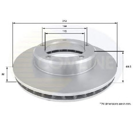 Disc frana COMLINE ADC0182V</br>Piesa auto pentru Frana disc Disc frana COMLINE ADC0182V</br>Piesa auto pentru Frana disc