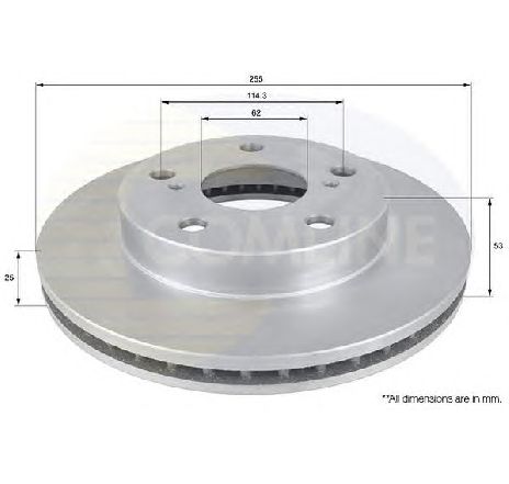 Disc frana COMLINE ADC0190V</br>Piesa auto pentru Frana disc Disc frana COMLINE ADC0190V</br>Piesa auto pentru Frana disc