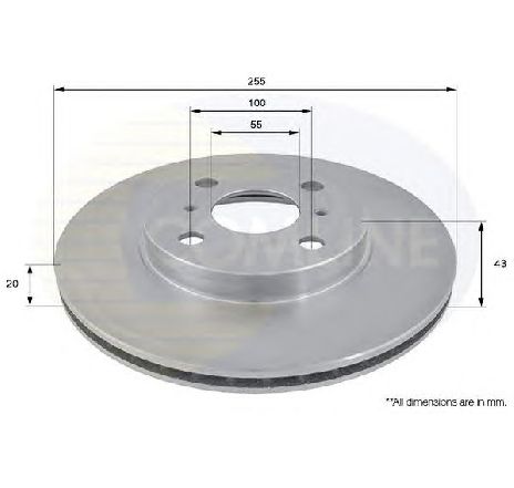 Disc frana COMLINE ADC0194V</br>Piesa auto pentru Frana disc Disc frana COMLINE ADC0194V</br>Piesa auto pentru Frana disc