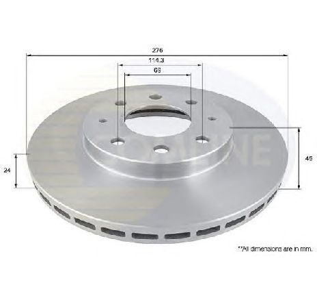 Disc frana COMLINE ADC0326V</br>Piesa auto pentru Frana disc Disc frana COMLINE ADC0326V</br>Piesa auto pentru Frana disc