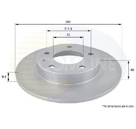 Disc frana COMLINE ADC0421</br>Piesa auto pentru Frana disc Disc frana COMLINE ADC0421</br>Piesa auto pentru Frana disc