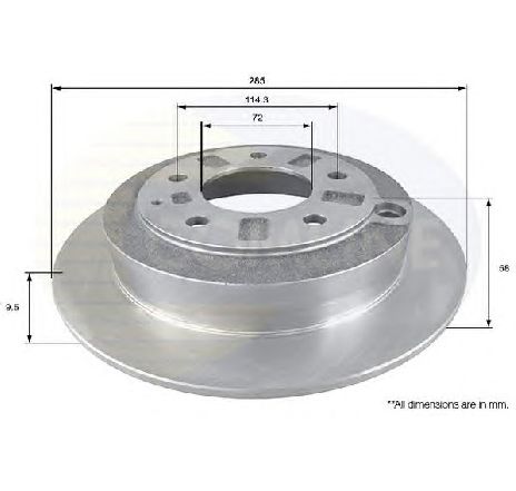Disc frana COMLINE ADC0424</br>Piesa auto pentru Frana disc Disc frana COMLINE ADC0424</br>Piesa auto pentru Frana disc