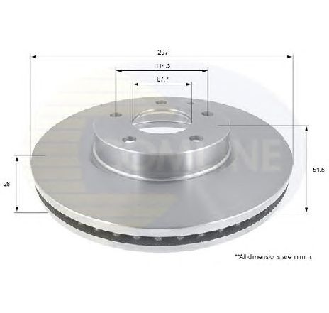 Disc frana COMLINE ADC0473V</br>Piesa auto pentru Frana disc Disc frana COMLINE ADC0473V</br>Piesa auto pentru Frana disc