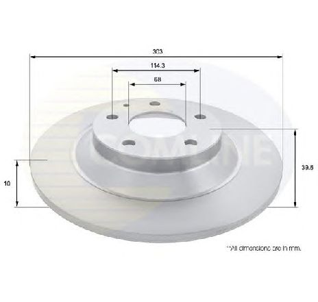 Disc frana COMLINE ADC0475</br>Piesa auto pentru Frana disc Disc frana COMLINE ADC0475</br>Piesa auto pentru Frana disc