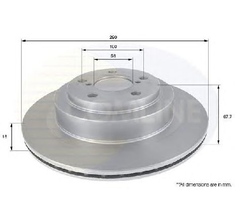 Disc frana COMLINE ADC0820V</br>Piesa auto pentru Frana disc Disc frana COMLINE ADC0820V</br>Piesa auto pentru Frana disc